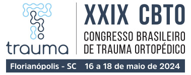 XXVI CBTO - Congresso Brasileiro de Trauma OrtopÃ©dico - 14 a 16 de maio de 2021 | Rio de Janeiro - RJ